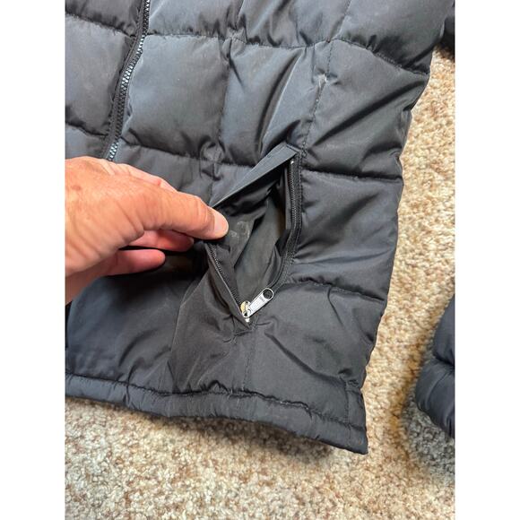 J. CREW Black, Down, lightweight Quilted Puffer Jacket/Coat, PS (Petite/Small) - Picture 9 of 12